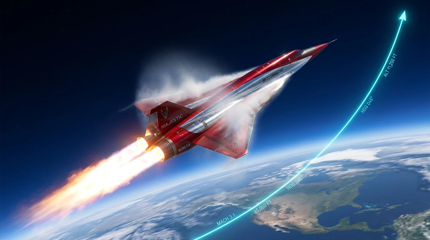 Spribe Aviator Supersonic Mach 3 Flight